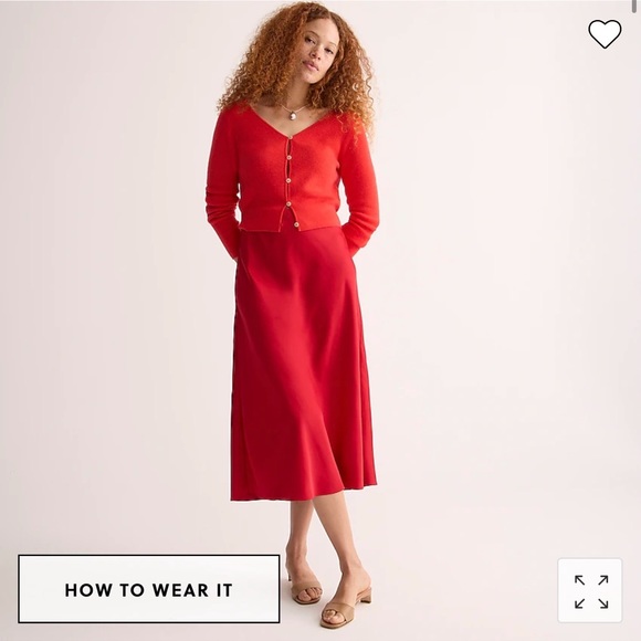 J. Crew Dresses & Skirts - NWT: J. Crew Gwyneth Skirt XS Deep Ruby